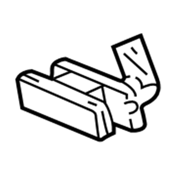 Ford F58Z-1643400-A Handle With Lock Cylinder And Key