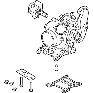 Ford BC3Z-6K682-C Turbocharger BC3Z-6K682-C Ford Turbocharger Illustration 1 of 1