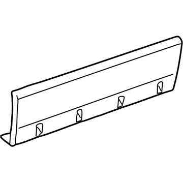 Mercury Mountaineer Door Moldings - 6L9Z-7820879-AAPTM