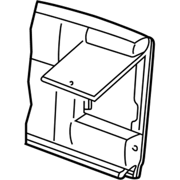 Mercury 5F4Z-5466600-AAA Cover Assembly - Rear Seat