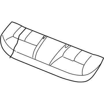 Mercury 1F1Z-54600A88-CA Pad - Rear Seat Cushion