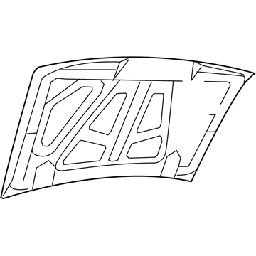 Ford F87Z-16612-AA Hood Assembly
