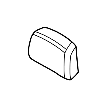 Ford NL3Z-18610A62-UB Cover - Headrest - Roll Type