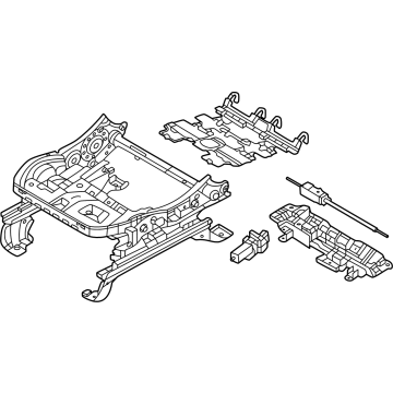 Ford LC3Z-9961711-A Track Assembly - Seat