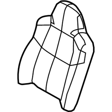 Ford 8C3Z-2564416-CB Cover Assembly - Seat Back