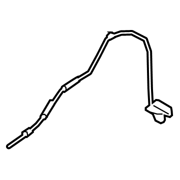 Lincoln LJ6Z-16916-E Cable Assembly - Hood Control