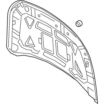 Lincoln LJ7Z-16612-A Hood Assembly