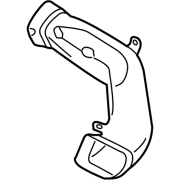 BA1Z-19B680-B Ford Outer Duct, Passenger Side Illustration 1 of 1