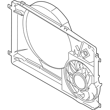 Ford CK4Z-8C607-C Motor And Fan Assembly - Engine Cooling