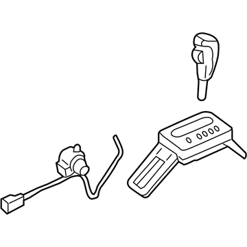 Mercury 6G1Z-7210-F Lever - Gear Shift