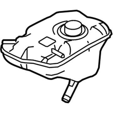 Ford CR3Z-8A080-A Tank Assembly - Radiator Overflow