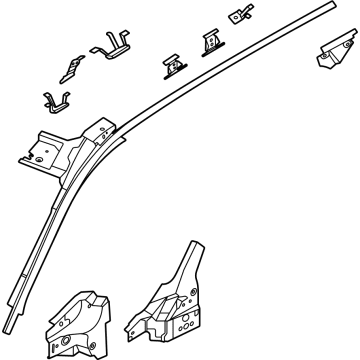 Ford M1PZ-7851187-B Rail Assembly - Body Side - Upper