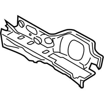 Ford JS7Z-5401588-B Insulator - Dash Panel