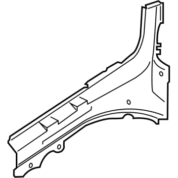 Ford F2GZ-5810008-C Inner Rail, Passenger Side F2GZ-5810008-C Ford Inner Rail, Passenger Side Illustration 1 of 1