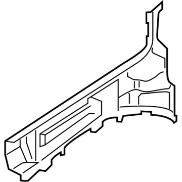 Ford F2GZ-16054-F Outer Rail, Front Passenger Side F2GZ-16054-F Ford Outer Rail, Front Passenger Side Illustration 1 of 1