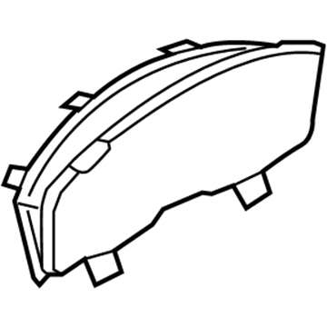 Ford 5G1Z-10890-BA Mask - Fuel And Temperature