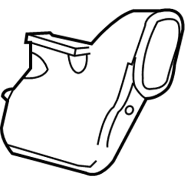 4L3Z-19B680-AB Ford Upper Duct Illustration 1 of 1