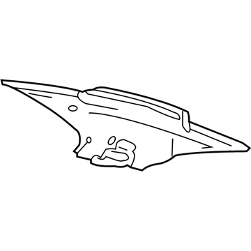 4L3Z-18D453-AA Ford Defroster Nozzle, Front Illustration 1 of 1