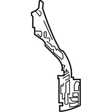 Ford 5G1Z-5428408-AA Lock Pillar Reinforcement, Passenger Side 5G1Z-5428408-AA Ford Lock Pillar Reinforcement, Passenger Side Illustration 1 of 1
