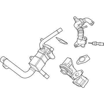 RL3Z-9D475-D Ford Valve - Exhaust Gas Recirculation Illustration 1 of 1