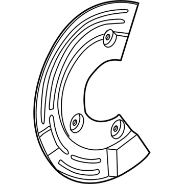 Lincoln 8A8Z-2C028-A Shield - Brake Disc Splash