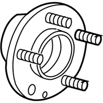 Lincoln BT4Z-1104-B Hub Assembly - Wheel