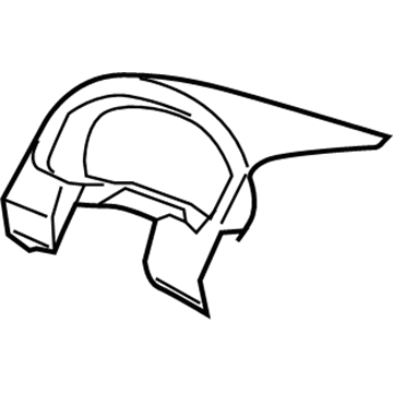 Ford 4L3Z-15044D70-AAA Cluster Trim 4L3Z-15044D70-AAA Ford Cluster Trim Illustration 1 of 1