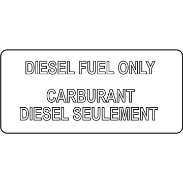 Ford 8C3Z-9A095-A Decal