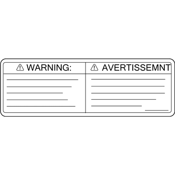 Ford F6TZ-9F724-A Decal