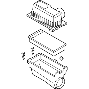Ford L1MZ-9600-Q Cleaner Assembly - Air