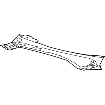 BL3Z-1502010-A Ford Cowl Panel, Upper Outer Top Illustration 1 of 1