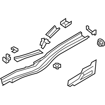 Ford DG9Z-5410124-H Member Assembly - Floor Side Rear