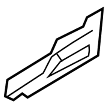 Ford DG9Z-54113A98-B Bracket - Rear Floor Panel
