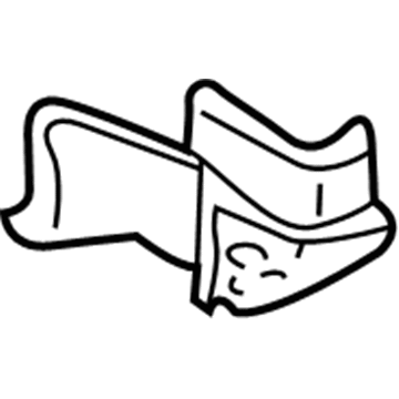 Mercury YL8Z-5B061-AA Frame - Side