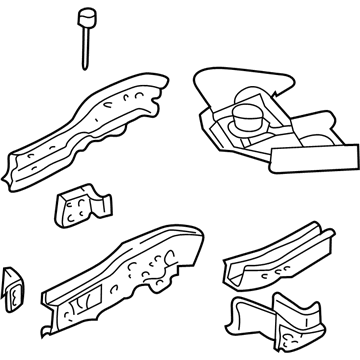 Mercury 5L8Z-7810008-AA Member - Side Floor