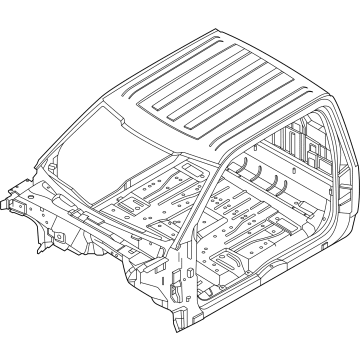 Ford FL3Z-18001B24-A Cab Assembly - Trimmed - Primed