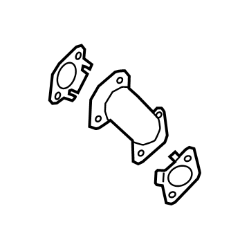 Ford JL3Z-9D477-B Tube - EGR Valve To Exhaust Manifold