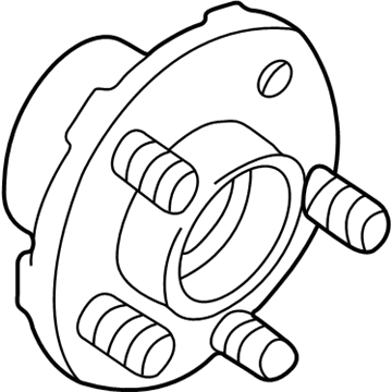 Ford YF1Z-1104-BA Hub Assembly - Wheel
