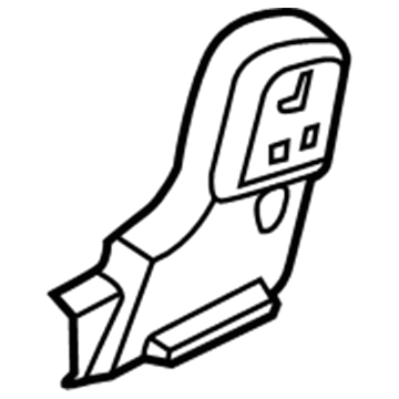 Ford AE9Z-7461348-BB Cover - Seat Back Latch