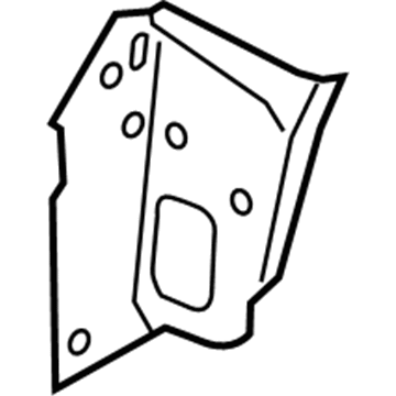 Lincoln DP5Z-5428128-A Extension - Body Side Panel