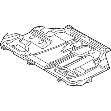CV6Z-6P013-E Ford Under Cover, Front Illustration 1 of 1