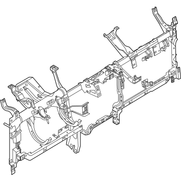 Ford PC3Z-6004545-A Reinforcement Beam PC3Z-6004545-A Ford Reinforcement Beam Illustration 1 of 1