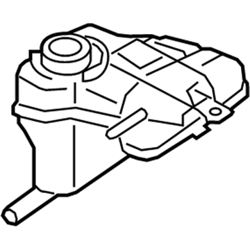 Mercury BE5Z-8A080-C Tank Assembly - Radiator Overflow