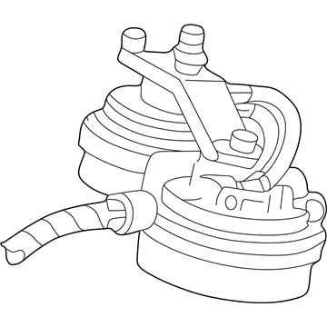 Ford 2W7Z-13800-AA Horn And Bracket Assembly