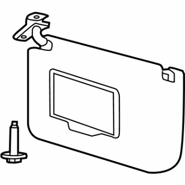 Ford JL3Z-1504104-AE Visor Assembly - Sun
