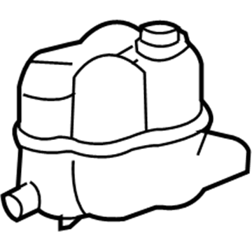 Mercury 3L2Z-8A080-AA Tank Assembly - Radiator Overflow
