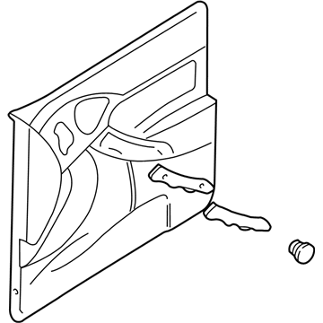 Ford 5S4Z-5423942-ABA Trim Assembly - Front Door