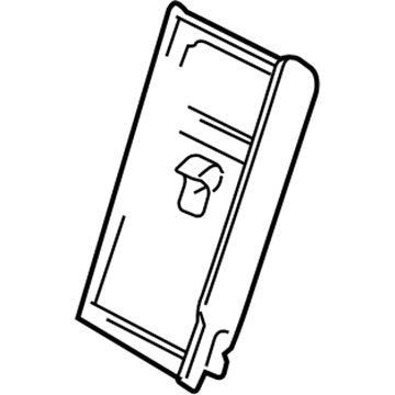 2L1Z-78613A38-DA Ford Seat Back Frame, Rear Passenger Side Illustration 1 of 1