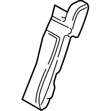 2L1Z-7866800-AA Ford Seat Back Cover, Rear Passenger Side Illustration 1 of 1