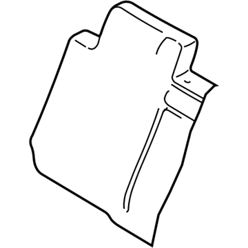 Lincoln 4L7Z-7866601-A3B Cover Assembly - Rear Seat